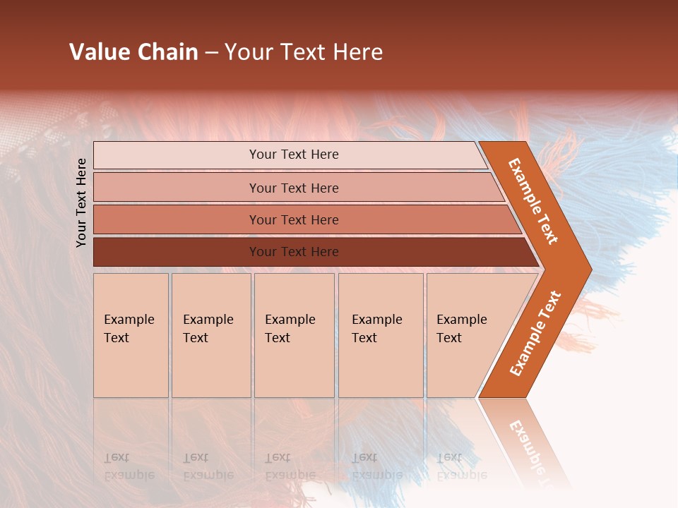 Curve Variegated Elegance PowerPoint Template