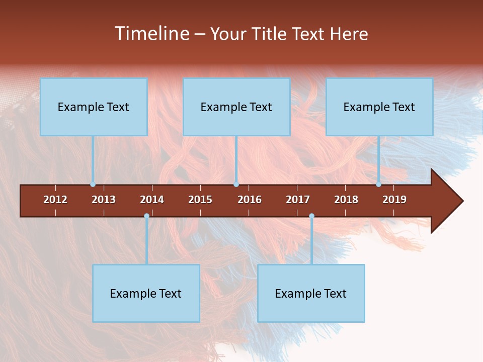 Curve Variegated Elegance PowerPoint Template