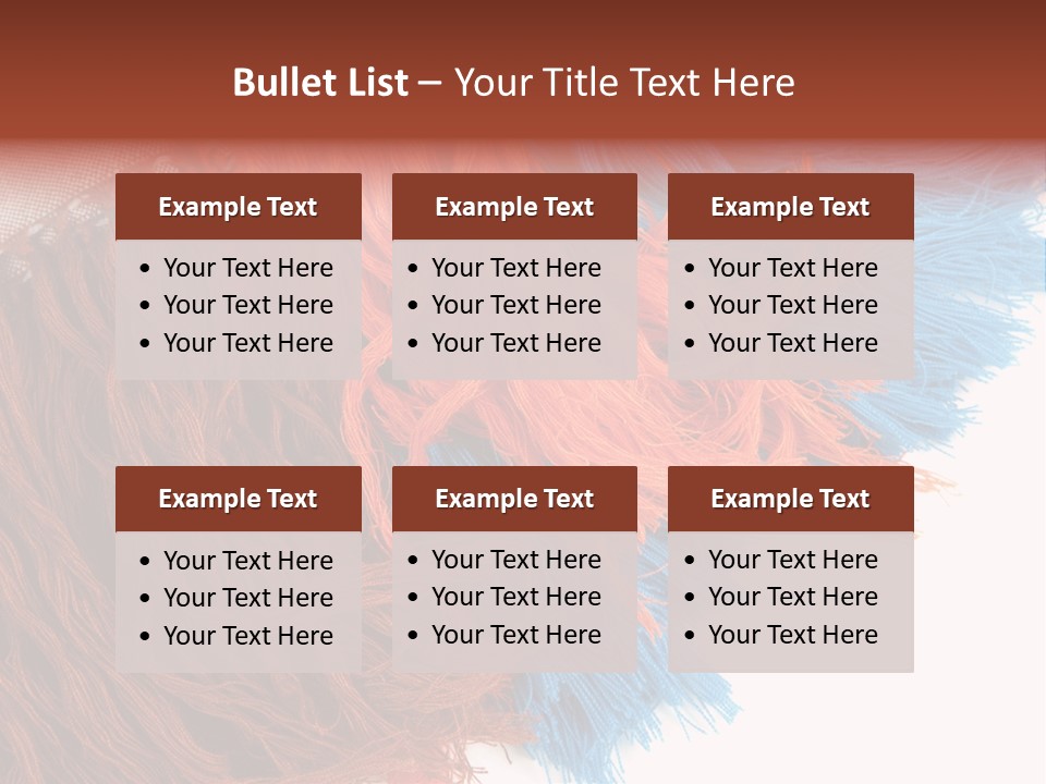 Curve Variegated Elegance PowerPoint Template