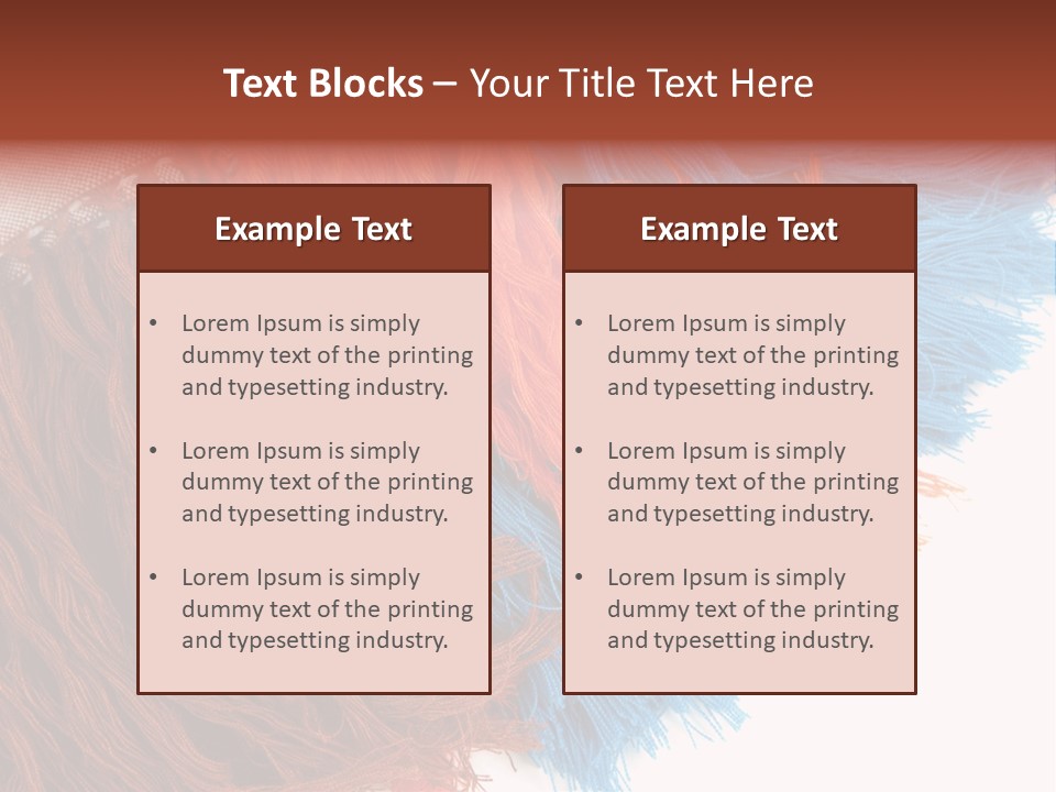 Curve Variegated Elegance PowerPoint Template