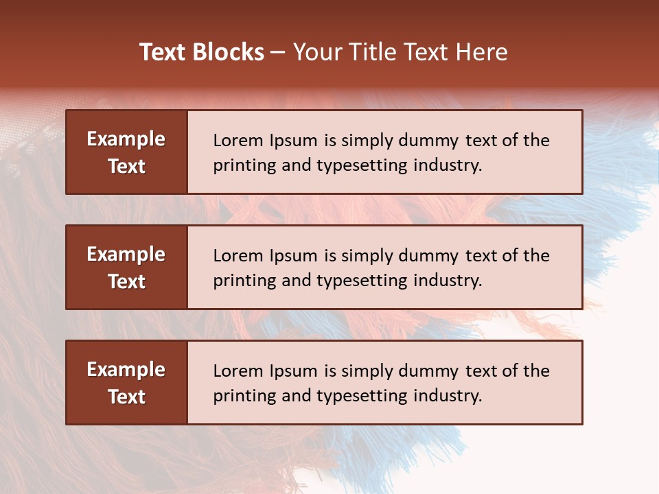 Curve Variegated Elegance PowerPoint Template