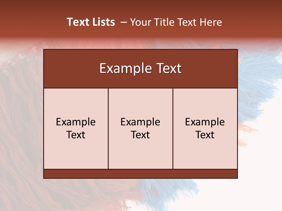 Curve Variegated Elegance PowerPoint Template