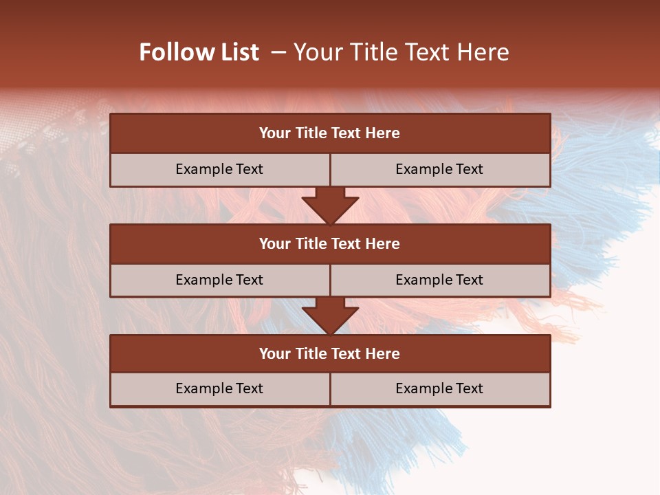Curve Variegated Elegance PowerPoint Template