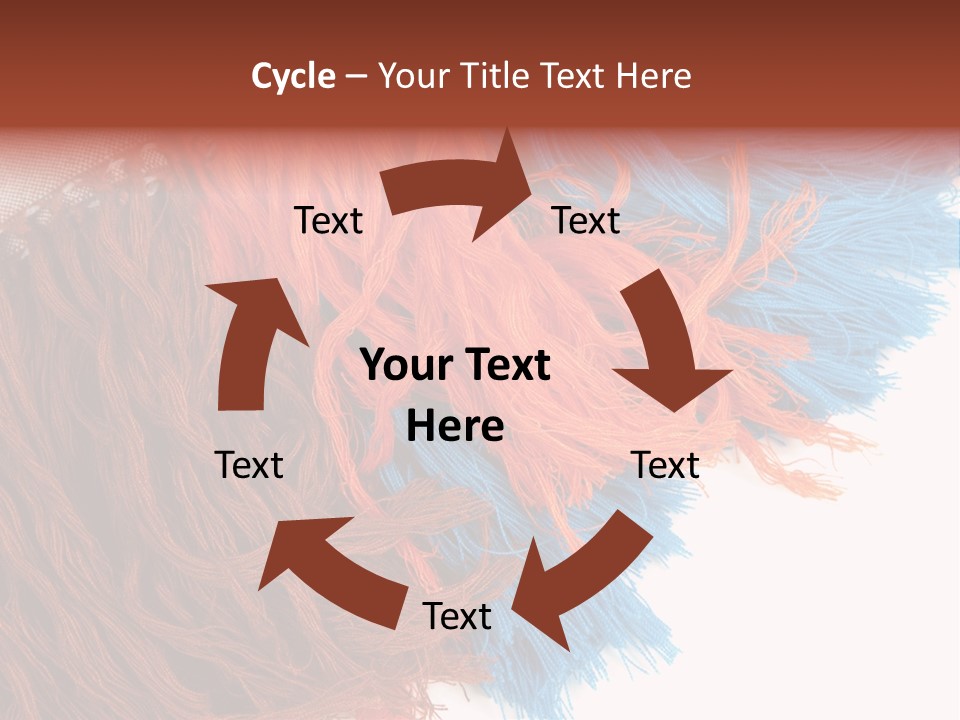 Curve Variegated Elegance PowerPoint Template