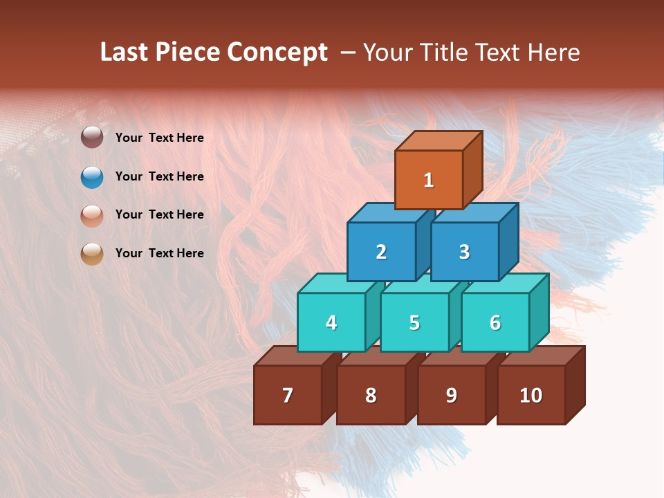 Curve Variegated Elegance PowerPoint Template