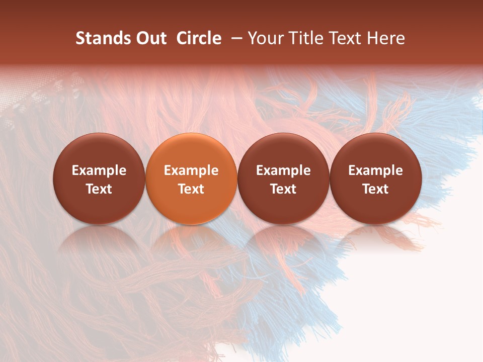 Curve Variegated Elegance PowerPoint Template