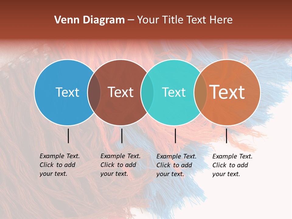 Curve Variegated Elegance PowerPoint Template