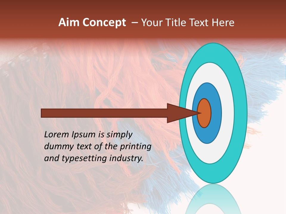 Curve Variegated Elegance PowerPoint Template