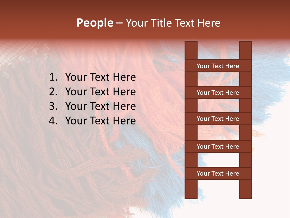 Curve Variegated Elegance PowerPoint Template