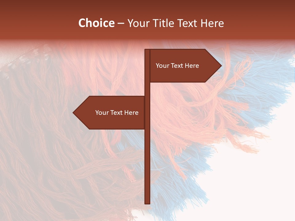 Curve Variegated Elegance PowerPoint Template