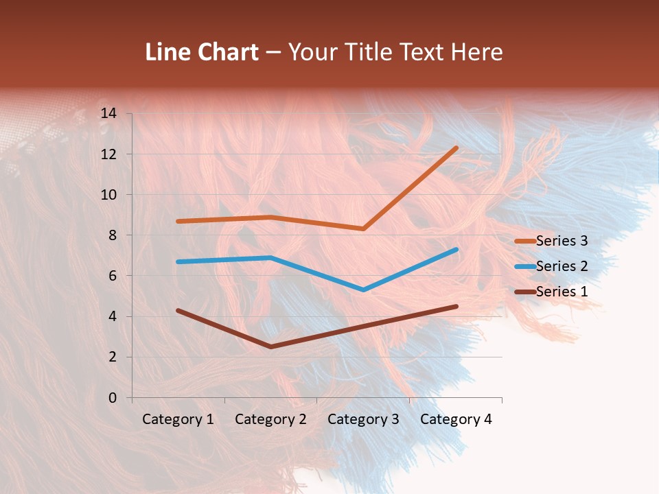 Curve Variegated Elegance PowerPoint Template