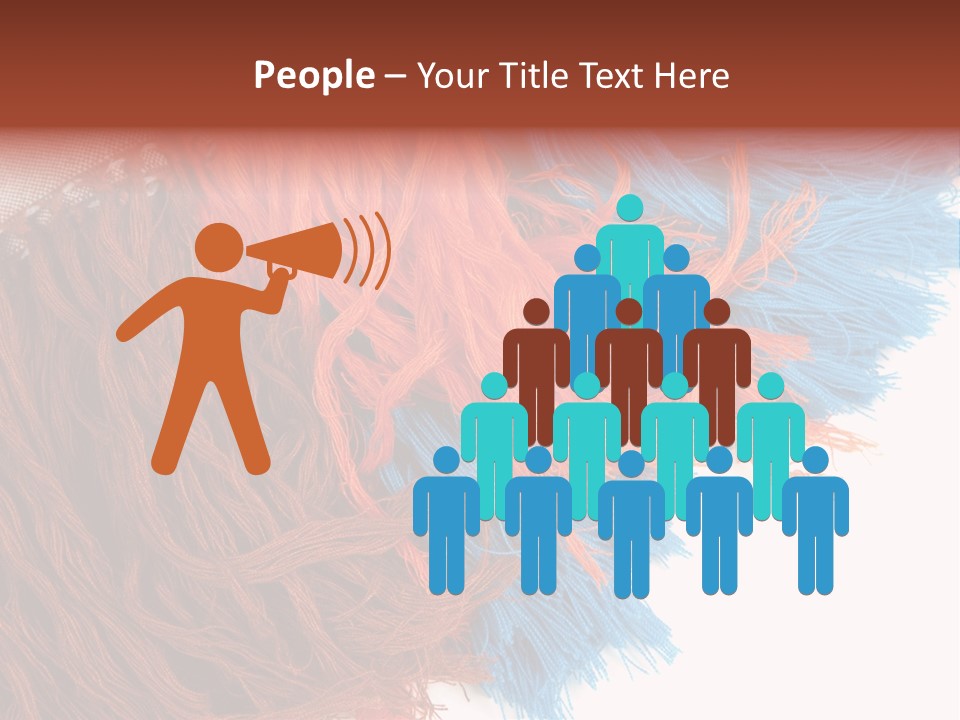 Curve Variegated Elegance PowerPoint Template