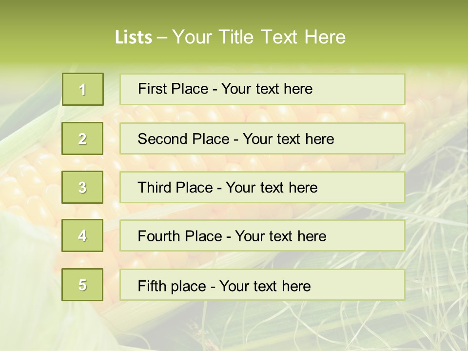Corn PowerPoint Template