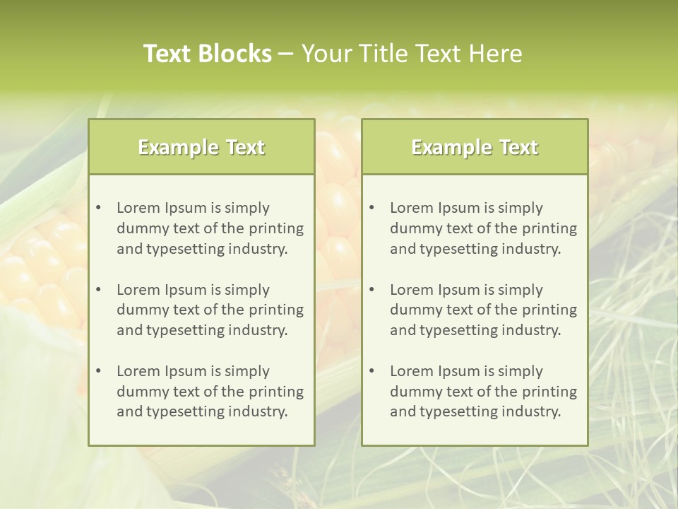 Corn PowerPoint Template