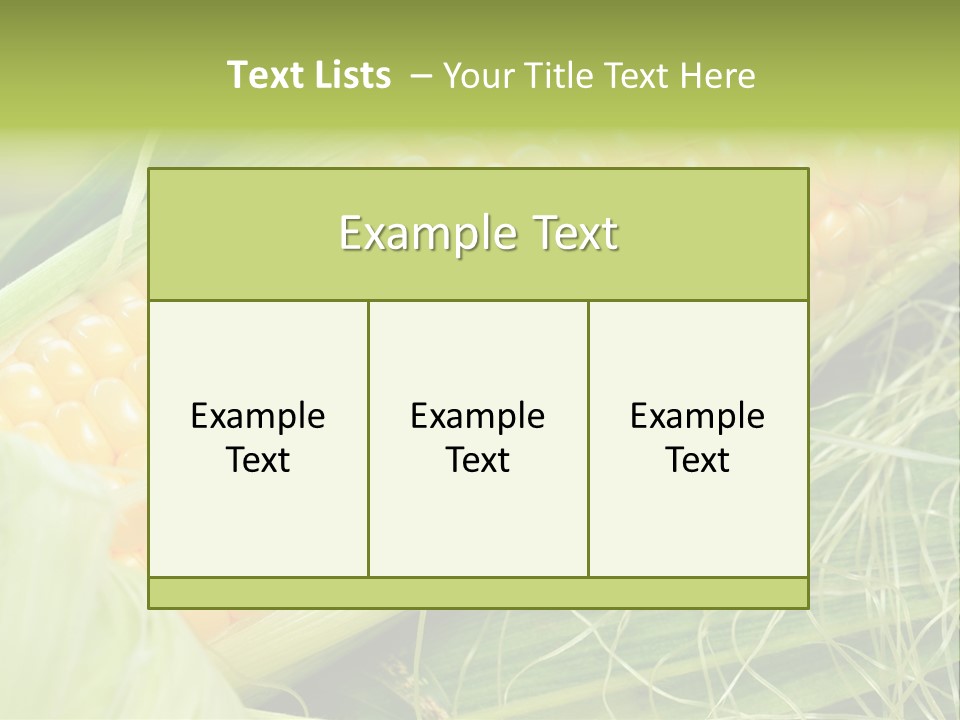 Corn PowerPoint Template