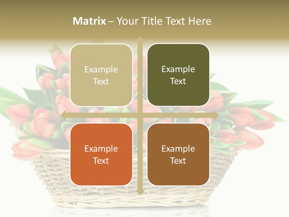 Fresh Straw Isolated PowerPoint Template