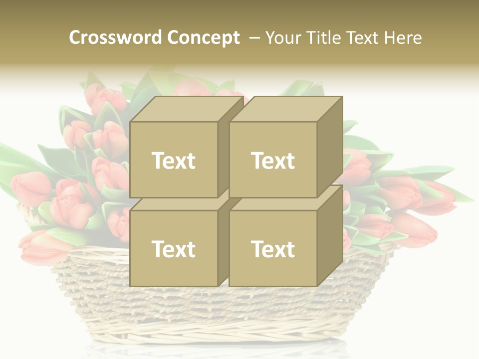 Fresh Straw Isolated PowerPoint Template