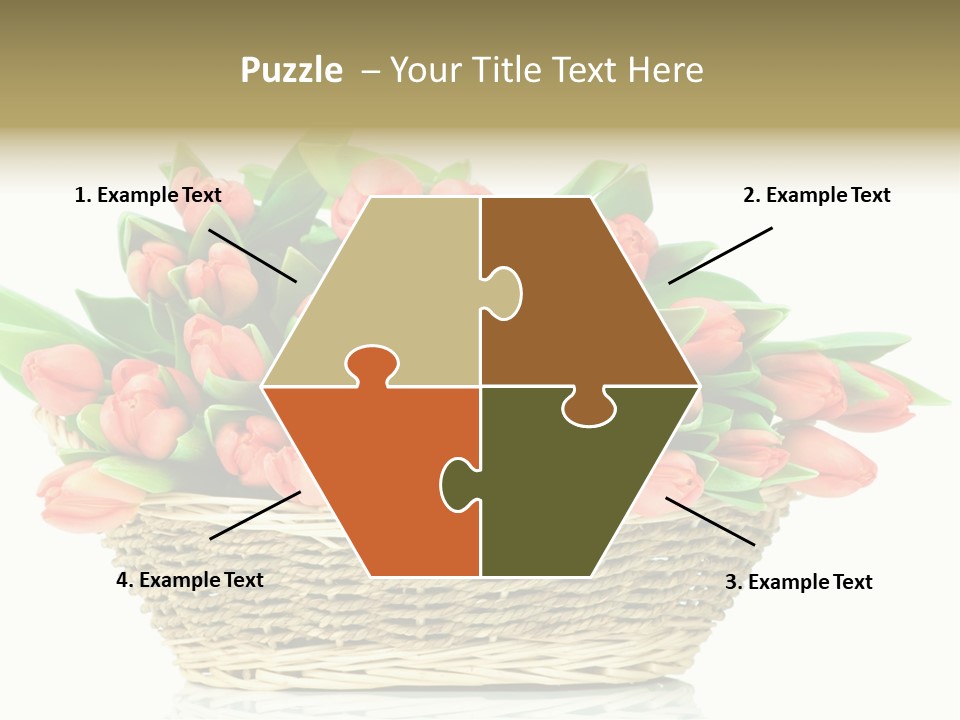 Fresh Straw Isolated PowerPoint Template