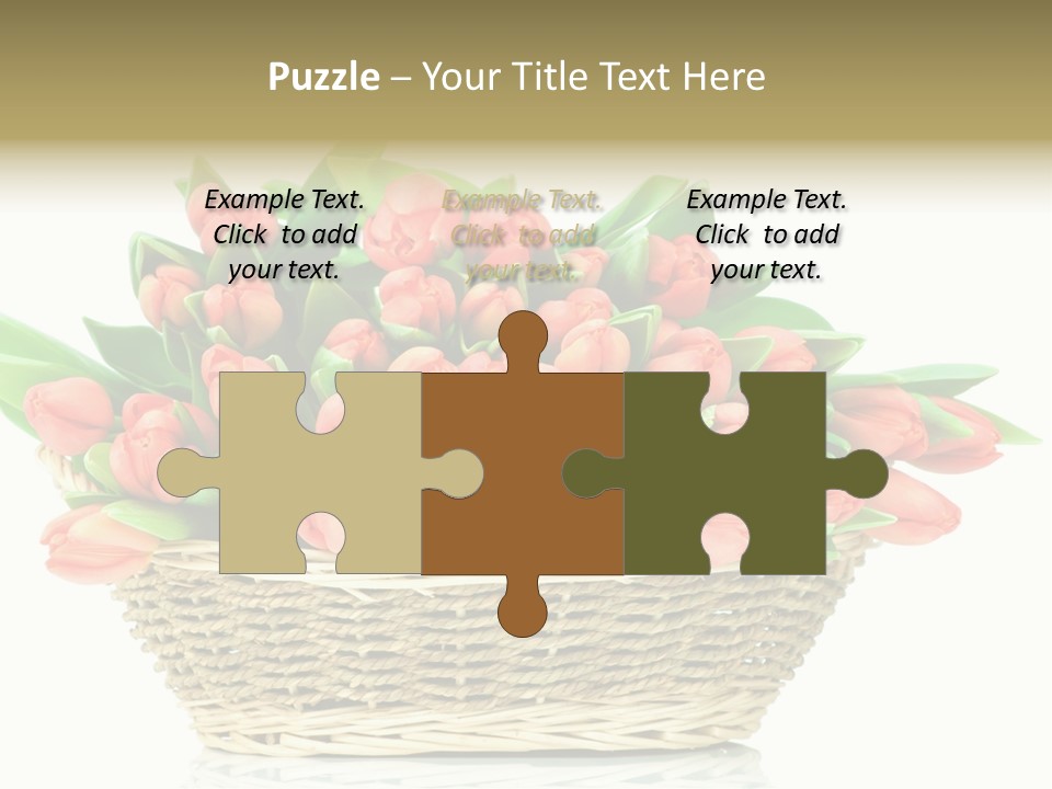 Fresh Straw Isolated PowerPoint Template