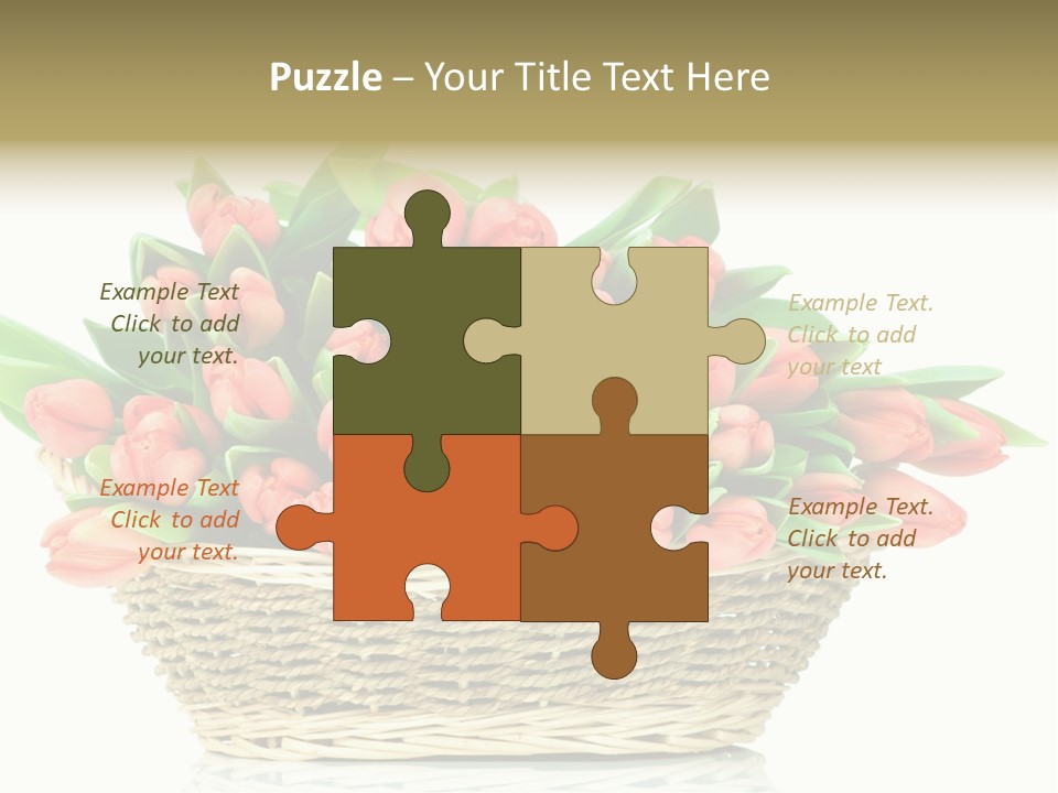 Fresh Straw Isolated PowerPoint Template