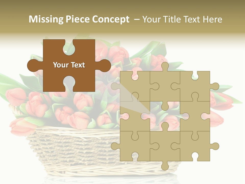 Fresh Straw Isolated PowerPoint Template