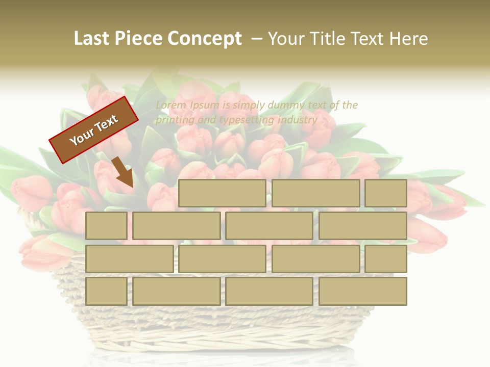 Fresh Straw Isolated PowerPoint Template
