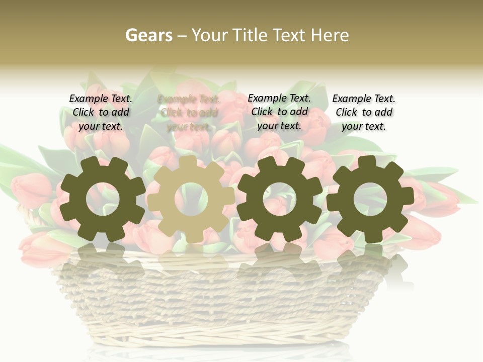 Fresh Straw Isolated PowerPoint Template