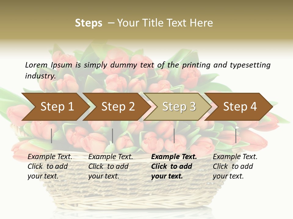 Fresh Straw Isolated PowerPoint Template