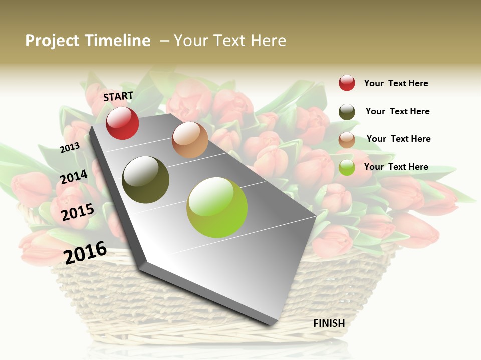 Fresh Straw Isolated PowerPoint Template