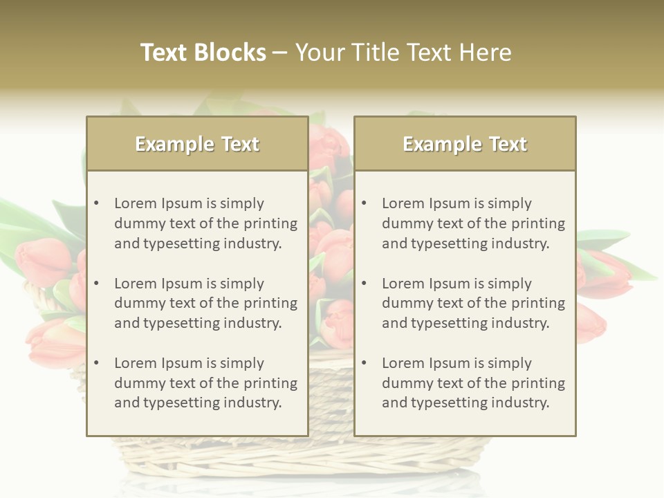 Fresh Straw Isolated PowerPoint Template