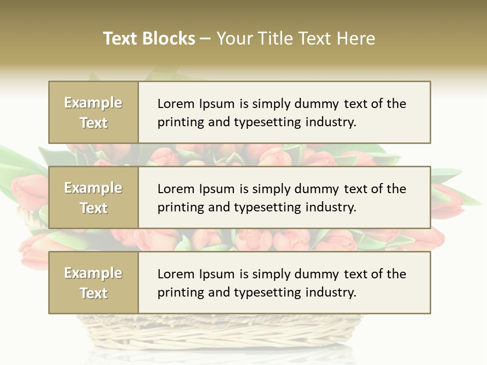 Fresh Straw Isolated PowerPoint Template