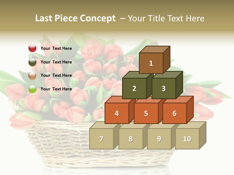 Fresh Straw Isolated PowerPoint Template