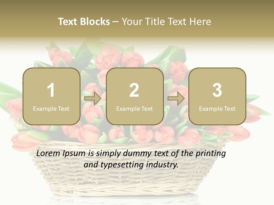 Fresh Straw Isolated PowerPoint Template