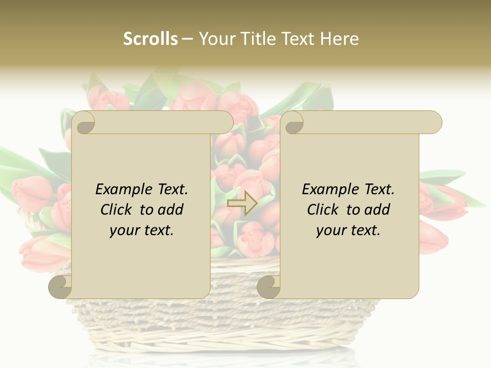 Fresh Straw Isolated PowerPoint Template
