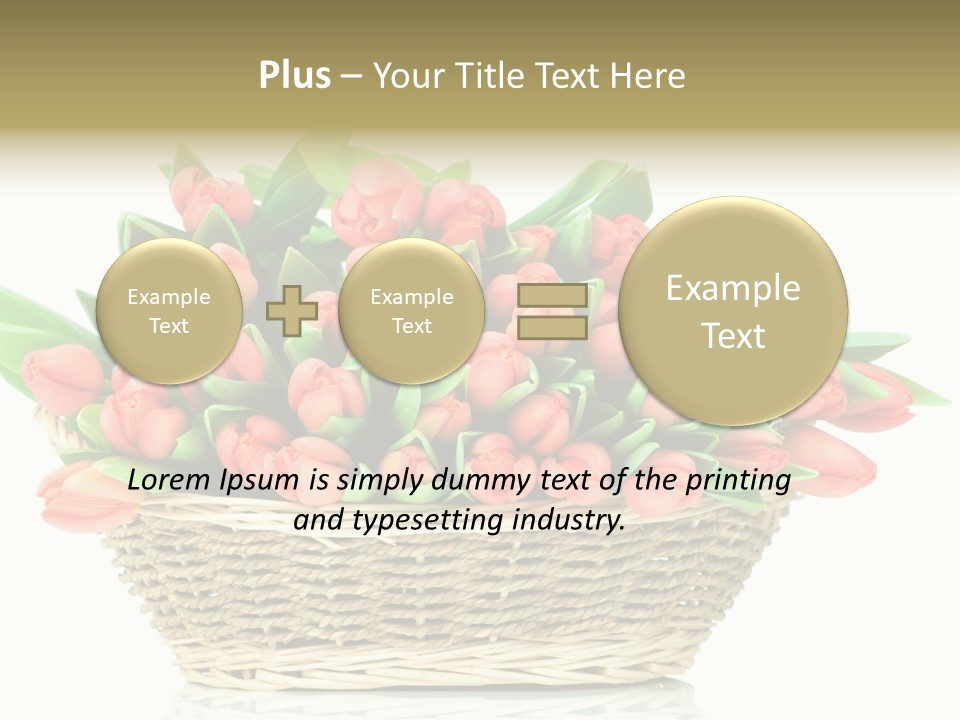 Fresh Straw Isolated PowerPoint Template