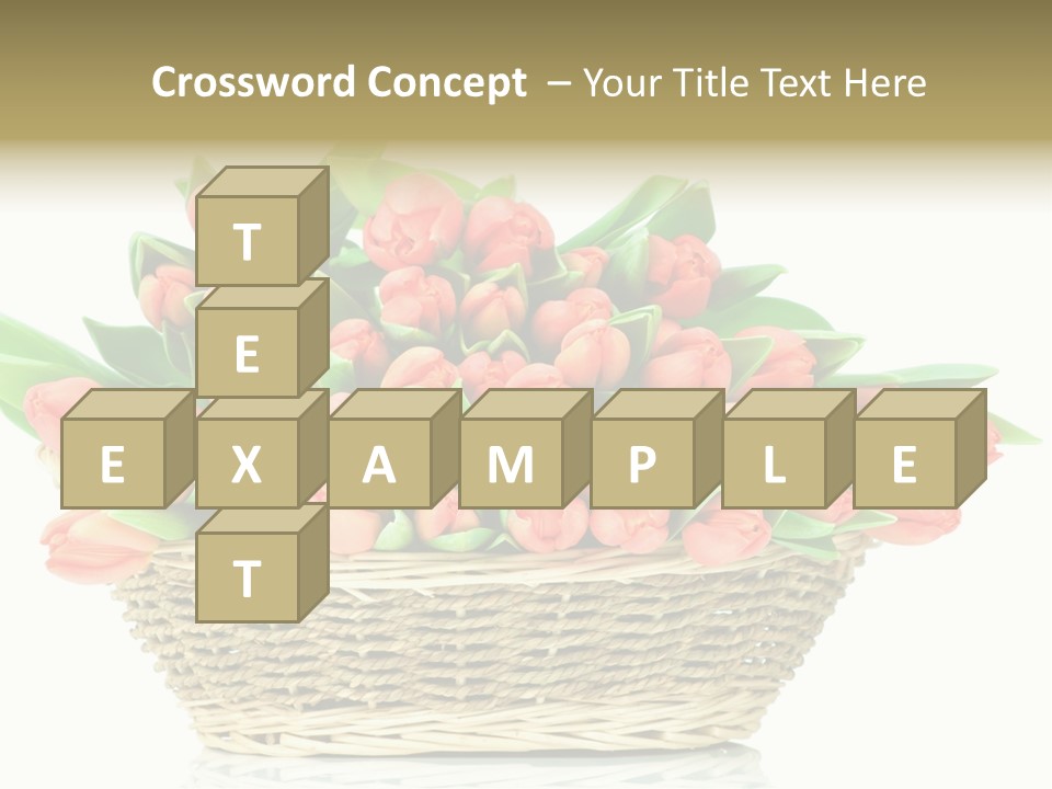 Fresh Straw Isolated PowerPoint Template