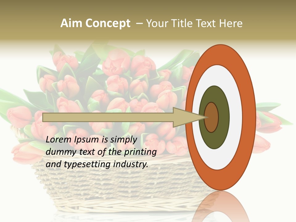 Fresh Straw Isolated PowerPoint Template