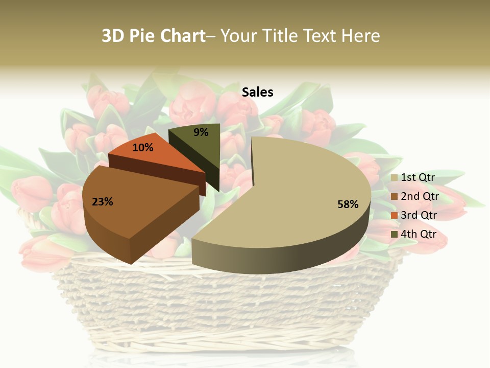 Fresh Straw Isolated PowerPoint Template