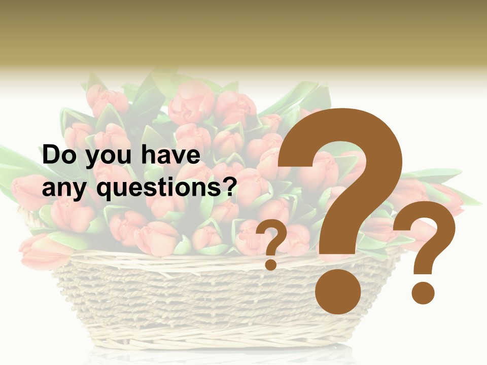 Fresh Straw Isolated PowerPoint Template