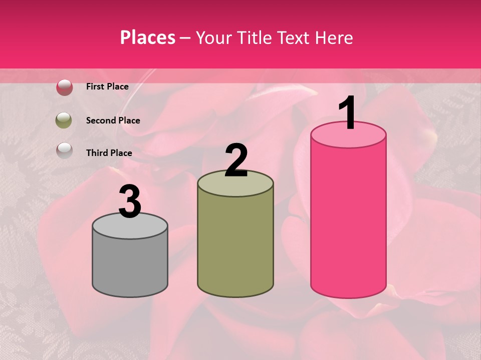 Love Background Bud PowerPoint Template