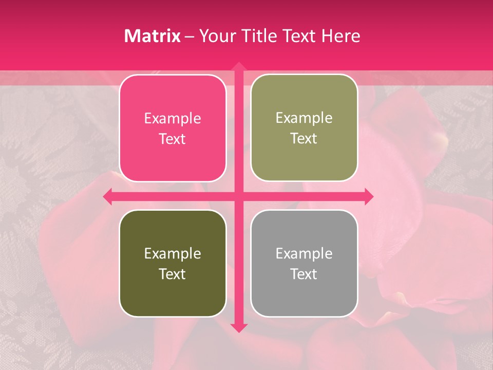 Love Background Bud PowerPoint Template