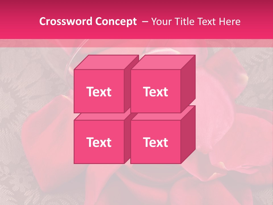 Love Background Bud PowerPoint Template