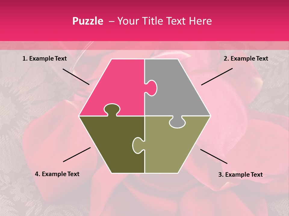 Love Background Bud PowerPoint Template