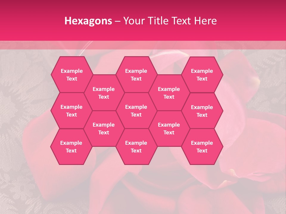 Love Background Bud PowerPoint Template