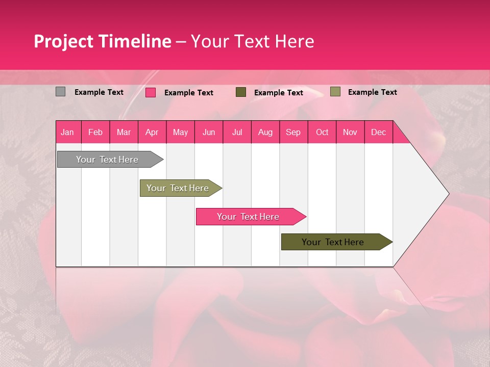 Love Background Bud PowerPoint Template
