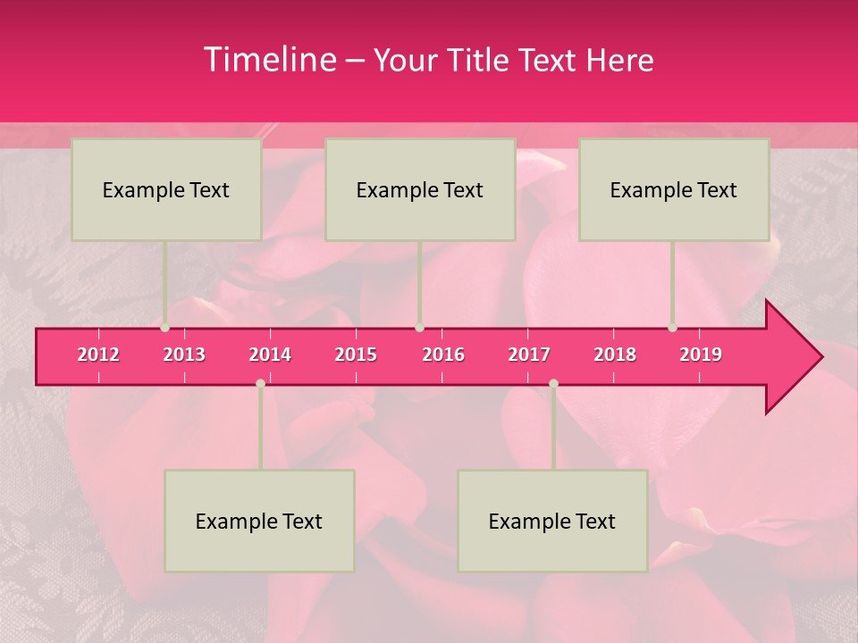 Love Background Bud PowerPoint Template