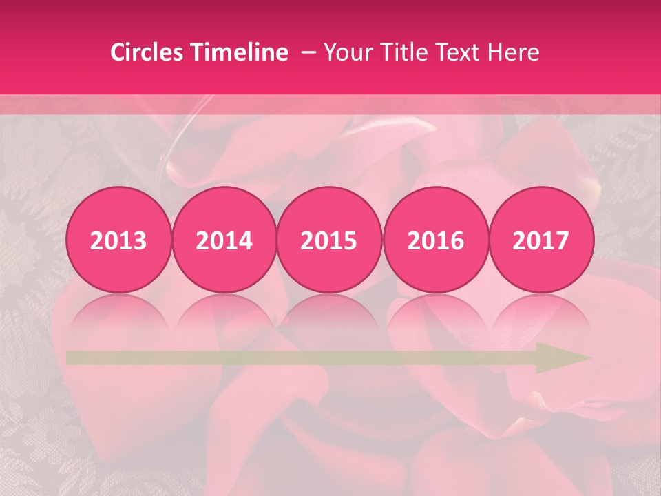 Love Background Bud PowerPoint Template