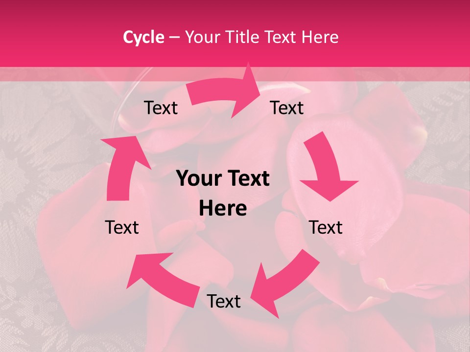 Love Background Bud PowerPoint Template