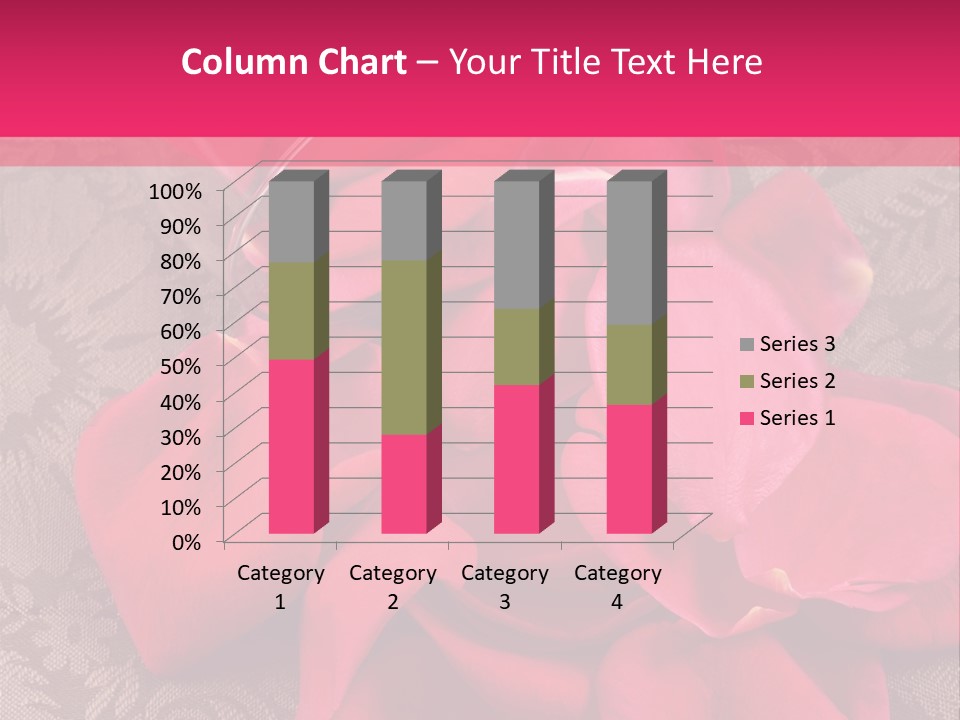 Love Background Bud PowerPoint Template