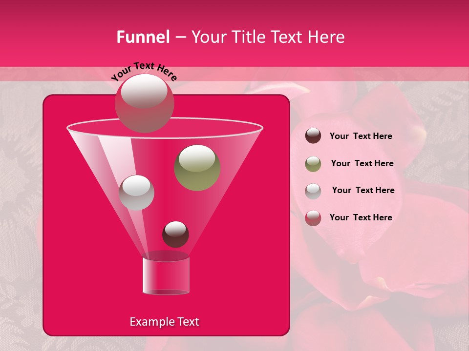 Love Background Bud PowerPoint Template